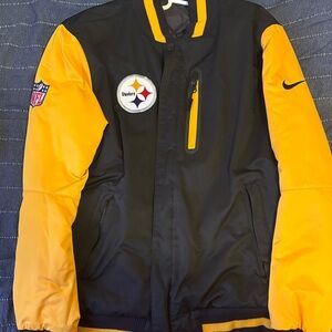 Nike Vintage On Field Reversible Pittsburgh Steelers Bomber Jacket